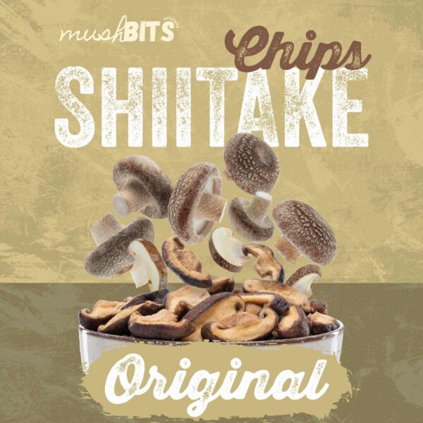 Chips Shiitake Original caja 20 uds. - Imagen 3