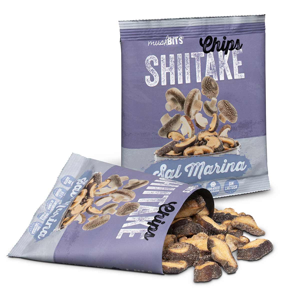 Chips Shiitake Sal Marina caja 20 uds. - Imagen 2